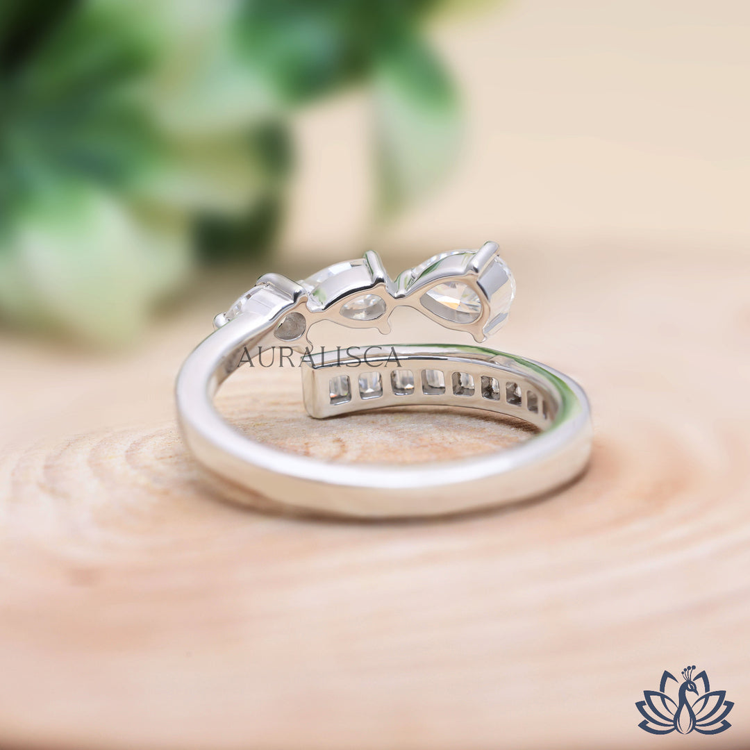 Pear Cut Diamond Ring (Luxury) - Lab Grown