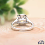 Load image into Gallery viewer, Round Halo Diamond Engagement Ring (Double Band) - Lab Grown