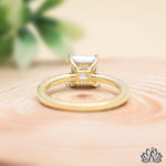 Load image into Gallery viewer, Princess Solitaire Diamond Engagement Ring - Lab Grown
