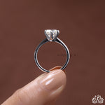 Load image into Gallery viewer, Round Solitaire Diamond Engagement Ring - Lab Grown