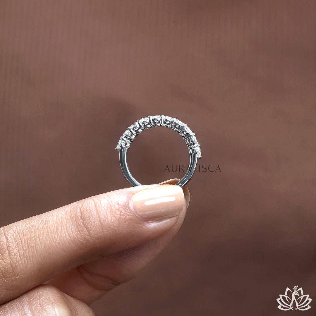Oval Diamond Eternity Ring - Lab Grown