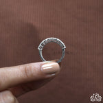 Load image into Gallery viewer, Emerald Solitaire Diamond Ring (Bezel Style) - Lab Grown