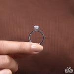 Load image into Gallery viewer, Pear Solitaire Diamond Ring with Matching Band Set - Lab Grown