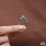 Load image into Gallery viewer, Round Solitaire Diamond Ring - Lab Grown