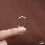 Load image into Gallery viewer, Oval Three Stone Diamond Ring (Gemstone Style) - Lab Grown