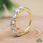 Load image into Gallery viewer, Round Half Eternity Diamond Ring - Lab Grown