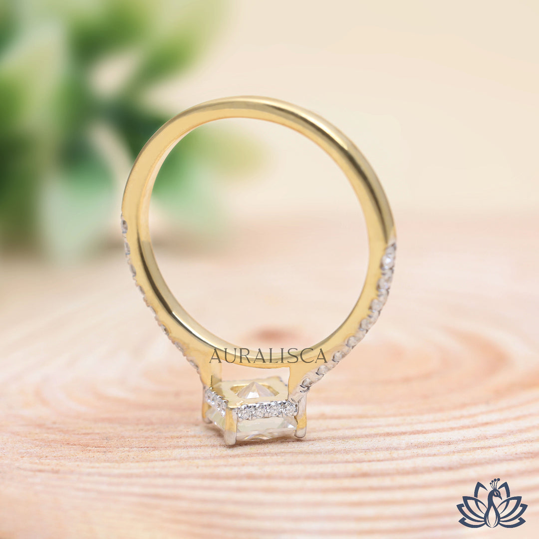 Princess Solitaire Diamond Ring - Lab Grown