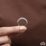 Load image into Gallery viewer, Round Statement Diamond Band Ring - Lab Grown