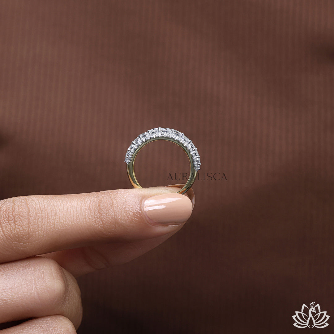 Round Statement Diamond Band Ring - Lab Grown