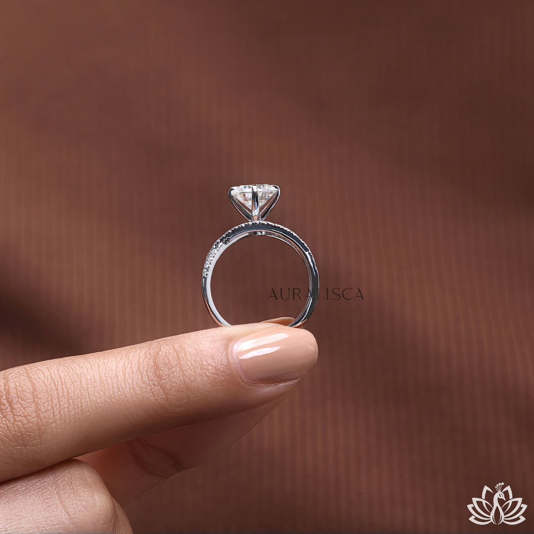 Round Multi Band Diamond Ring - Lab Grown