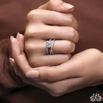 Load image into Gallery viewer, Round Multi Band Diamond Ring - Lab Grown
