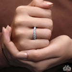 Load image into Gallery viewer, Round Eternity Diamond Ring - Lab Grown