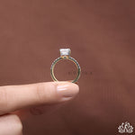 Load image into Gallery viewer, Princess Solitaire Diamond Engagement Ring - Lab Grown