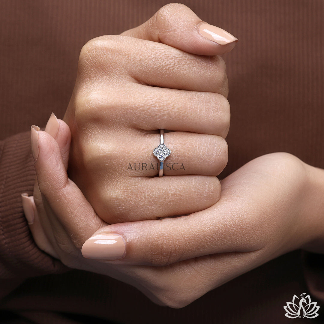 Round Solitaire Diamond Ring (Classic) - Lab Grown