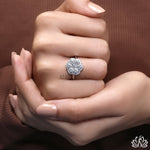 Load image into Gallery viewer, Round Cluster Diamond Ring - Lab Grown