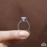 Load image into Gallery viewer, Round Solitaire Diamond Engagement Ring (Classic Prong) - Lab Grown