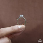 Load image into Gallery viewer, Princess Solitaire Diamond Ring - Lab Grown