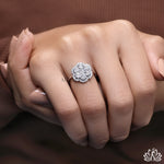 Load image into Gallery viewer, Round Cluster Diamond Ring - Lab Grown