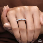 Load image into Gallery viewer, Round Channel Set Diamond Band - Lab Grown