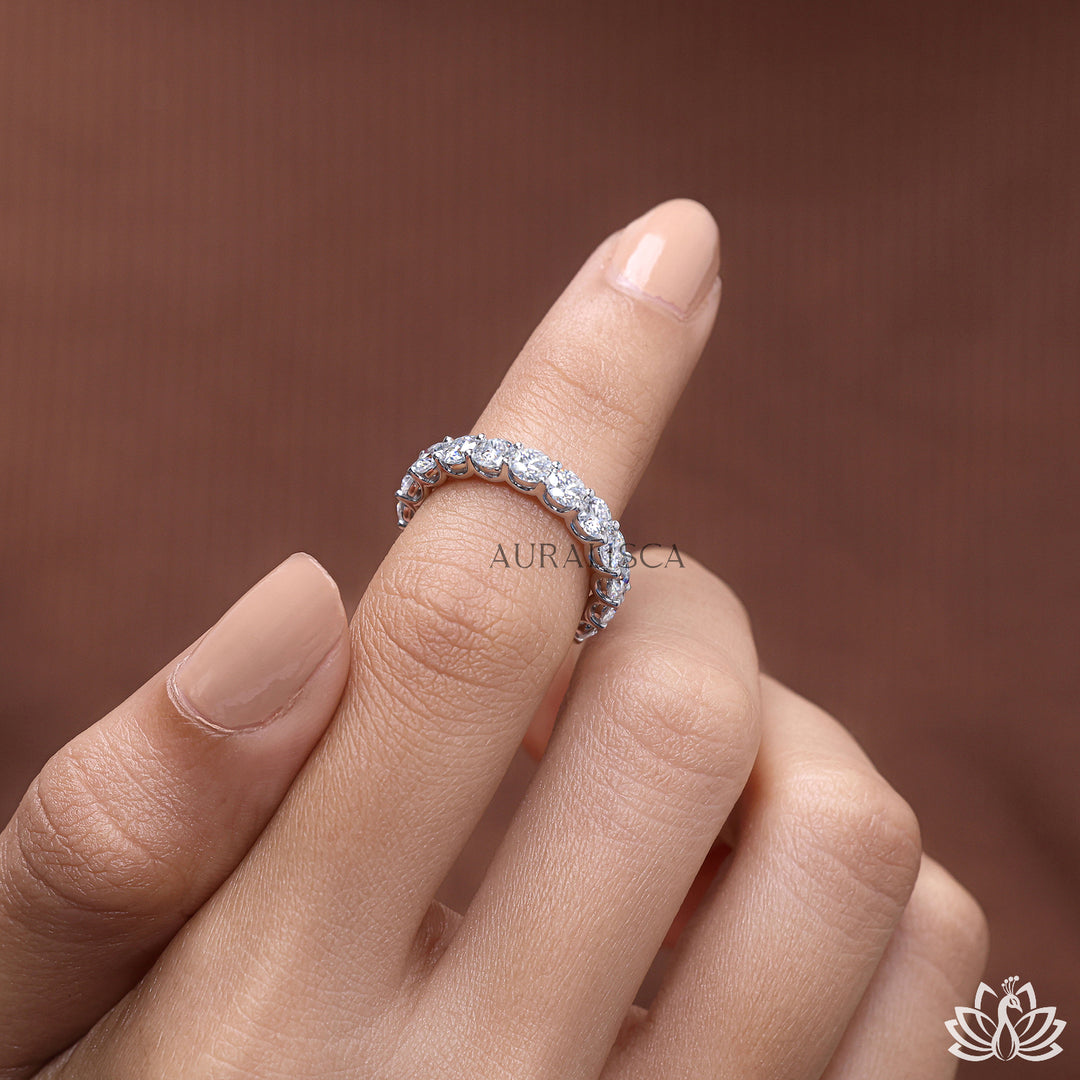 Round Eternity Diamond Ring - Lab Grown