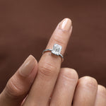 Load image into Gallery viewer, Emerald Stone Diamond Ring - Lab Grown