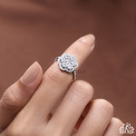 Load image into Gallery viewer, Round Cluster Diamond Ring - Lab Grown