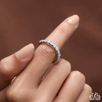 Load image into Gallery viewer, Round Channel Set Diamond Band - Lab Grown
