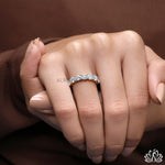 Load image into Gallery viewer, Round Half Eternity Diamond Ring - Lab Grown