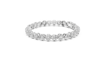 Load image into Gallery viewer, Sophisticated Bezel Set Oval Diamond Eternity Line Bracelet - AJBR1013