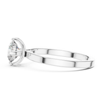 Load image into Gallery viewer, Lotus Crown Round Brilliant Cut Solitaire Diamond Engagement Ring - AJR1027