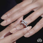 Load and play video in Gallery viewer, Pear Cut Diamond Ring (Luxury) - Lab Grown