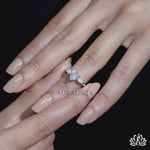Load and play video in Gallery viewer, Heart Cut Diamond Eternity Ring - Lab Grown