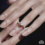 Load and play video in Gallery viewer, Princess Solitaire Diamond Ring - Lab Grown