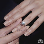 Load and play video in Gallery viewer, Round Solitaire Diamond Engagement Ring - Lab Grown