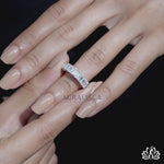 Load and play video in Gallery viewer, Emerald Solitaire Diamond Ring (Bezel Style) - Lab Grown