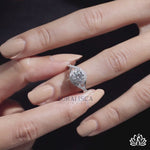 Load and play video in Gallery viewer, Round Twist Halo Diamond Ring - Lab Grown