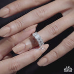 Load and play video in Gallery viewer, Emerald Multi Stone Diamond Ring - Lab Grown