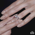 Load and play video in Gallery viewer, Round Twist Diamond Ring (Modern Design) -  Lab Grown
