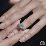 Load and play video in Gallery viewer, Asscher Designer Diamond Ring (Twist Band) - Lab Grown