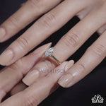 Load and play video in Gallery viewer, Marquise Solitaire Diamond Ring - Lab Grown
