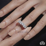 Load and play video in Gallery viewer, Pear Multi Stone Diamond Ring - Lab Grown