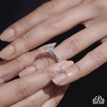 Load and play video in Gallery viewer, Round Solitaire Diamond Engagement Ring (Classic Prong) - Lab Grown